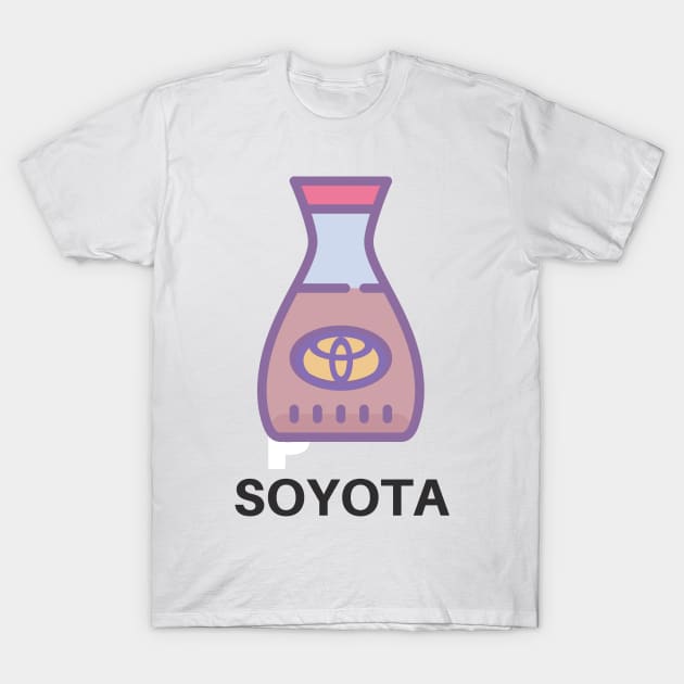 Toyota Soy Soyota Funny Art T-Shirt by VeganShirtly